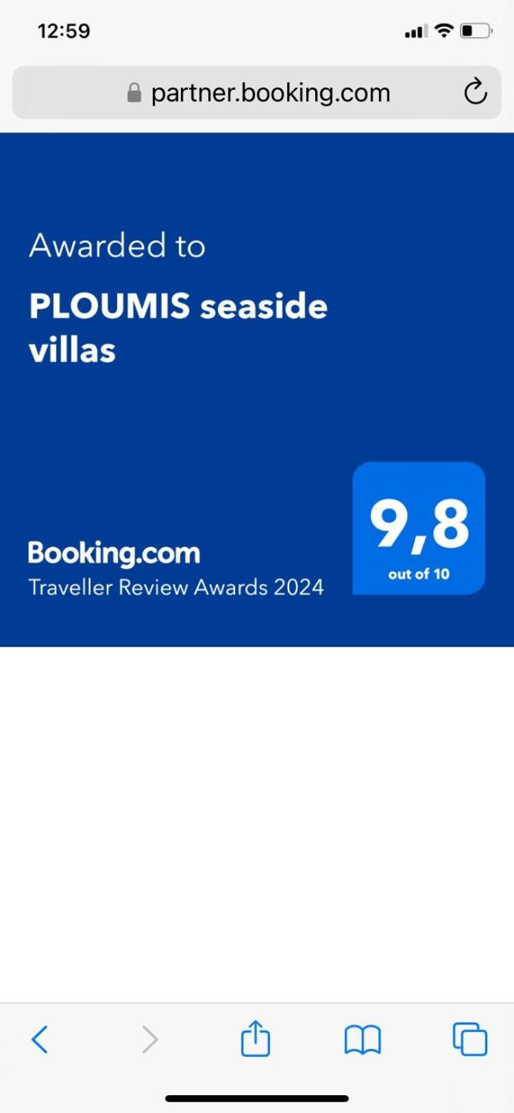 Ploumis Seaside Villas Ставрос Экстерьер фото
